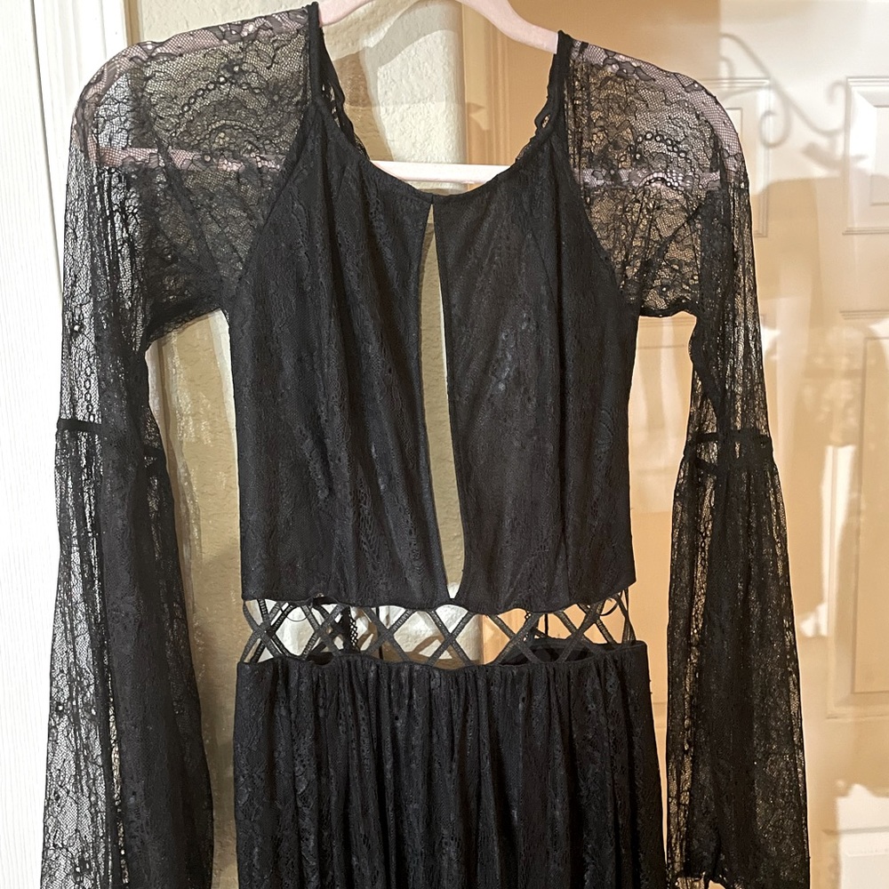 The Jetset Diaries Lace long romper Size S